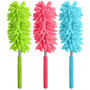 Fackelmann Plumeau télescopique pour poussière, plumeau Microfibre, 27 à 76 cm