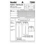 Patron de couture burda 7966 pantalon de longueurs différentes