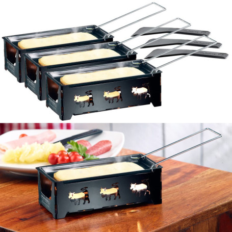 3 appareils à raclette à bougie [Rosenstein & Söhne]
