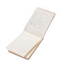Troika Bloc-notes DIN A5 avec gravure « TO DO » sur la couverture, cordon élastique comme fermeture, en cuir synthétique, rouge 