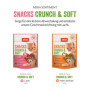 MERA Crunch & Soft - Délicieuses Friandises au Poulet et au Fromage pour Chat - Encas Nutritif Riche en Vitamines et Minéraux - 