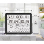 WD3000 - Station météo avec prévisions météorologiques sur 4 jours, avec émetteur extérieur, données sur la station et sur le té