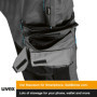 Uvex Tune Up Pantalons de Sécurité,Gris,52