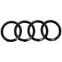 Audi 4M0071801 Ringe Zeichen Kühlergrill Black Edition Emblem Blackline Logo schwarz
