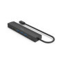 Hama Hub USB-C Multiports (Adaptateur 6 en 1: 3 USB-A, 1 USB-C Power Delivery PD, 1 HDMI, 1 Ethernet, Station d'Acceuil PC Porta