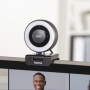 Hama C-850 Pro Webcam PC - Qualité Vidéo QHD 2K 1440p, Microphone Intégré, Cache Lentille, Filetage 1/4, Auto Focus, USB C - Con