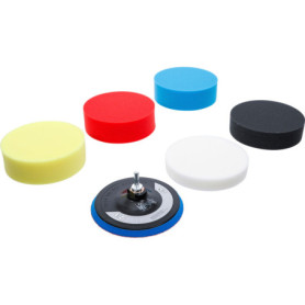 BGS 74379 | Jeu de tampons de polissage | Ø 150 mm | 6 pièces