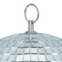 Relaxdays Boule à Facette, à Suspendre, pour Plafond, Grande , déco-fêtes, fêtes à thème, Disco Ball diamètre 30 cm, Couleur arg