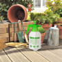 Relaxdays Pulvérisateur Universel Manuel 2L, Jet réglable, pour Eau et désherbant, brumisateur Jardin, Blanc et Vert