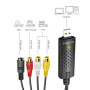 Logilink VG0030A - Enregistreur Audio/vidéo USB 2.0, 3 x RCA + miniDIN5 (S-Video) pour Windows 7/8/10/11, Mac OS 10.7 ou supérie