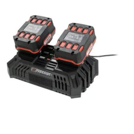 Chargeur Rapide de Batterie Double PDSLG 20 A1 (équipe Parkside X20V)