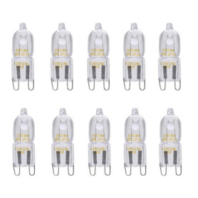 Osram Halopin 66760 Lot de 10 Ampoules Lampes Halogènes G9 à intensité variable 60 W 230 V Blanc chaud 980 lm