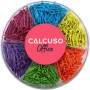 CALCUSO Lot de 480 trombones colorés – pinces métalliques pour fournitures de bureau et scolaires