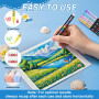 Guangna 240 Feutre Acrylique, stylos acryliques à pointe pinceau pour le coloriage adulte ，Acrylic Paint Markers pour Coloriage,