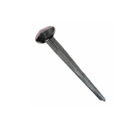 Lot de 10 clous de serrure de 40 mm de long - Clous - Clous - Forgés - Clous décoratifs forgés - Aspect antique - Surface bleu-n