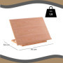 DESIGN DELIGHTS Planche à dessin pour poste de travail DIN A2 + A3 | 76,2 x 50,8 cm | Bois de hêtre | Chevalet de table