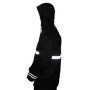 protectWEAR Combinaison Imperméable de moto, combinaison de pluie, 2 pièces, noir, RK, Taille: 4XL