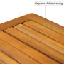 Table Basse de Jardin Washington en Bois d'acacia 45 x 45 cm Table d'appoint 2 Niveaux intérieur extérieur