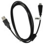 vhbw Câble de données USB compatible avec Sony Cybershot DSC-W380, DSC-WX10, DSC-W580, DSC-W560, DSC-W570, DSC-W390 appareil pho