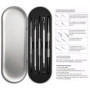 com-four® Kit Extracteur de Points Noirs – Ensemble de 5 Outils en Acier Inoxydable pour Le Nettoyage du Visage, Blackhead Remov