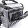vhbw Polyester foto Sacoche Gris pour caméra Samsung N5, NX, NX1, NX100, NX1000, NX1100, NX2000, NX30, NX300, NX3000, NX300M, NX