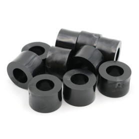 Design61 Lot de 10 entretoises rondes en polyéthylène haute densité 8 mm x Ø 15/8,2 mm M8