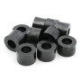 Design61 Lot de 10 entretoises rondes en polyéthylène haute densité 8 mm x Ø 15/8,2 mm M8