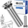 Vis creuse pour tête de robinet, M12 x 1,5 x 38,5 mm, 2 pièces, compatible avec la garniture de vidage IKEA RINNEN, remplacement