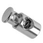 Bouchons de cordon, 1 trou, 10 pièces, en métal, en argent, pour des cordons jusqu'à Ø 5 mm, pince à ruban pour veste, vêtements