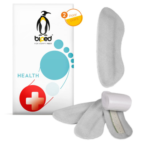 biped 2 paires d'attache-talons antidérapants - aide rapide pour les chaussures trop grandes - talonnettes antidérapantes en cui