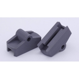 2x curseur pour charnière coulissante - pièce de rechange compatible avec IKEA Behjälplig