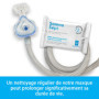 SomnoSept Lot de 3 paquets de 72 lingettes nettoyantes pour masque CPAP sans parfum