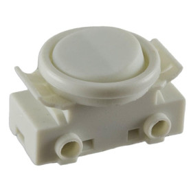 Interrupteur à bascule encastrable pour lampe 2 A 250 V avec anneau et bascule - Convient comme interrupteur de rechange pour lu