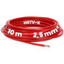 Kalitec Câble H07V-K 2,5 mm² Rouge - 10 m - Flexible En PVC - Toron - Câblage à Fils Fins - Monofilaire