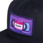 Nebelkind Casquette snapback homme femme VHS bleu foncé taille unique taille réglable unisexe casquette de baseball cassette str