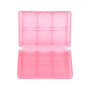 VIFER 28 en 1 Jeu Carte Mémoire Étui PP en Plastique Nintendo Carte Cartouche Boîte de Rangement pour Nintendo 3DS DSL DSI LL(Ro