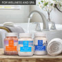 Set de Sel de Bain - Epsom, Mer Morte, Himalaya - Sulfate de Magnésium - Minéral pour Soins du Corps - Beauté et Détente