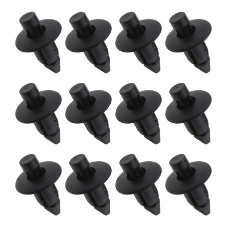 50pcs Seuil de Jupe Latérale Pare-Chocs Véhicule Clips de Garniture Rivets Type Poussoir en Plastique 96057846