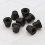 EMSea Lot de 20 bouchons à vis en caoutchouc pour purgeur de frein - 6 mm - Noir
