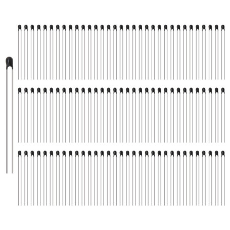 YINETTECH 100pcs NTC Thermistances Résistance MF52-103/3950 10K Ohm -50-150? Capteur de Température Thermistances à Coefficient 