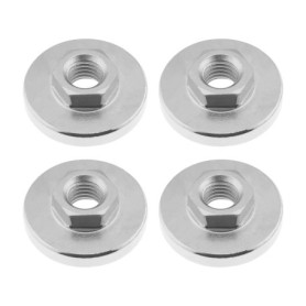 YINETTECH Lot de 4pcs Écrous à Bride pour Meuleuse d'angle M14 Compatible avec 125/150/180/230 Meuleuses d'angle de Type Disque 
