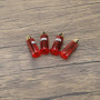 VGOL 4pcs Rouge Voyant Lumineux 12V Mini Accessoires d'indicateur Puissance de Voyant Lumineux Rouge pour Appareils Ménagers de 
