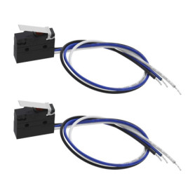 VGOL 2pcs Micro-interrupteurs SPDT IP67 Micro-interrupteur Miniature Etanche 125V 5A Equipement Audiovisuel Machines Industriell