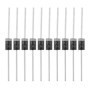 VGOL Lot de 50 Diodes de Redressement à Barrière Schottky SR3200 (S3200) DO-201 200 V 3 A 57,4 X 4,9mm Diode de Redressement à H
