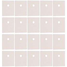 VGOL Lot de 100 Joints Isolants en Mica pour Transistors Et Diodes TO247/TO3P/TO218 20 X 25 X 0,12 Mm