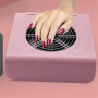 Geieold Nail Aspiration Collecteur de PoussièRe Ventilateur Aspirateur Manucure Machine Outils Art Manucure Salon Outils Rose EU