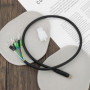 eMagTech 1pc Connecteur de Câble de Vélo électrique à 9 Broches Câble de Moteur Mâle 55 Cm 12-72 V pour Moteur de Moyeu à Engren