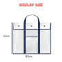 Geroosaty Lot de 2 grands sacs de rangement pour affiches - 80 x 64 cm - Support pour tableau d'affichage - Conteneurs d'art pou
