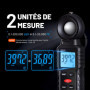 Mcbazel Digital Luxmètre Numérique, Mesure des Lumières avec 0.1-200,000 Lux, Posemètre Numérique Portable Ambiante Portée Jusqu