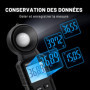 Mcbazel Digital Luxmètre Numérique, Mesure des Lumières avec 0.1-200,000 Lux, Posemètre Numérique Portable Ambiante Portée Jusqu